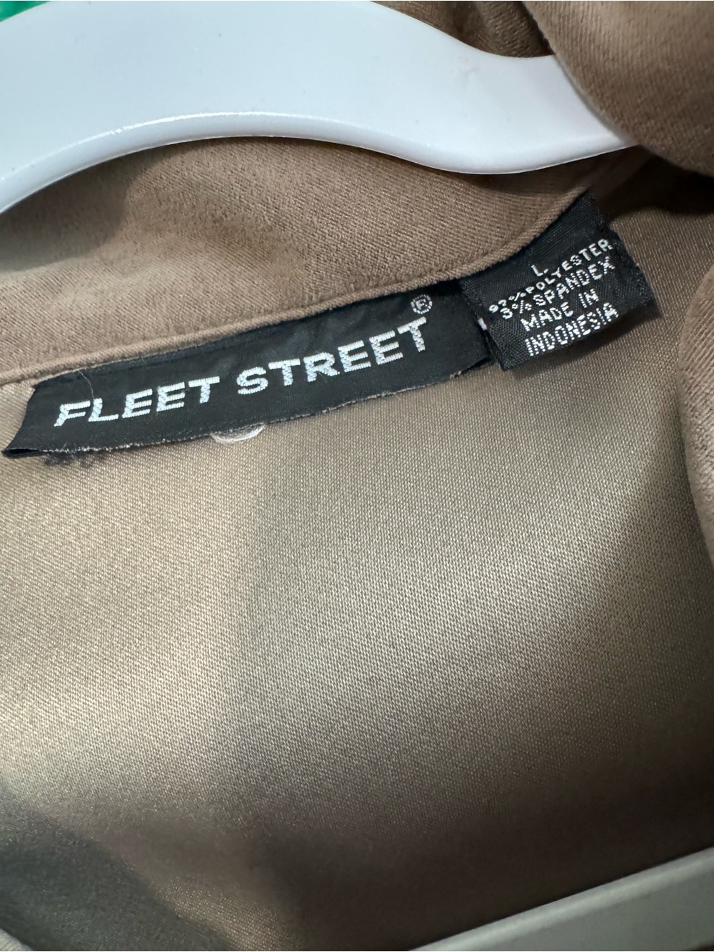 Suede Button-Front Brown Jacket - Picture 3 of 3